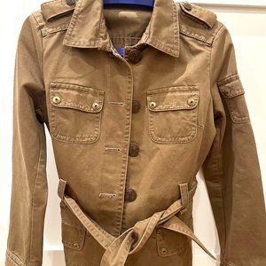 Cargo Jacket, Brown, J. Crew, Size S
